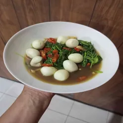 Cah Bayam Telur Puyuh #JagoMasak2022