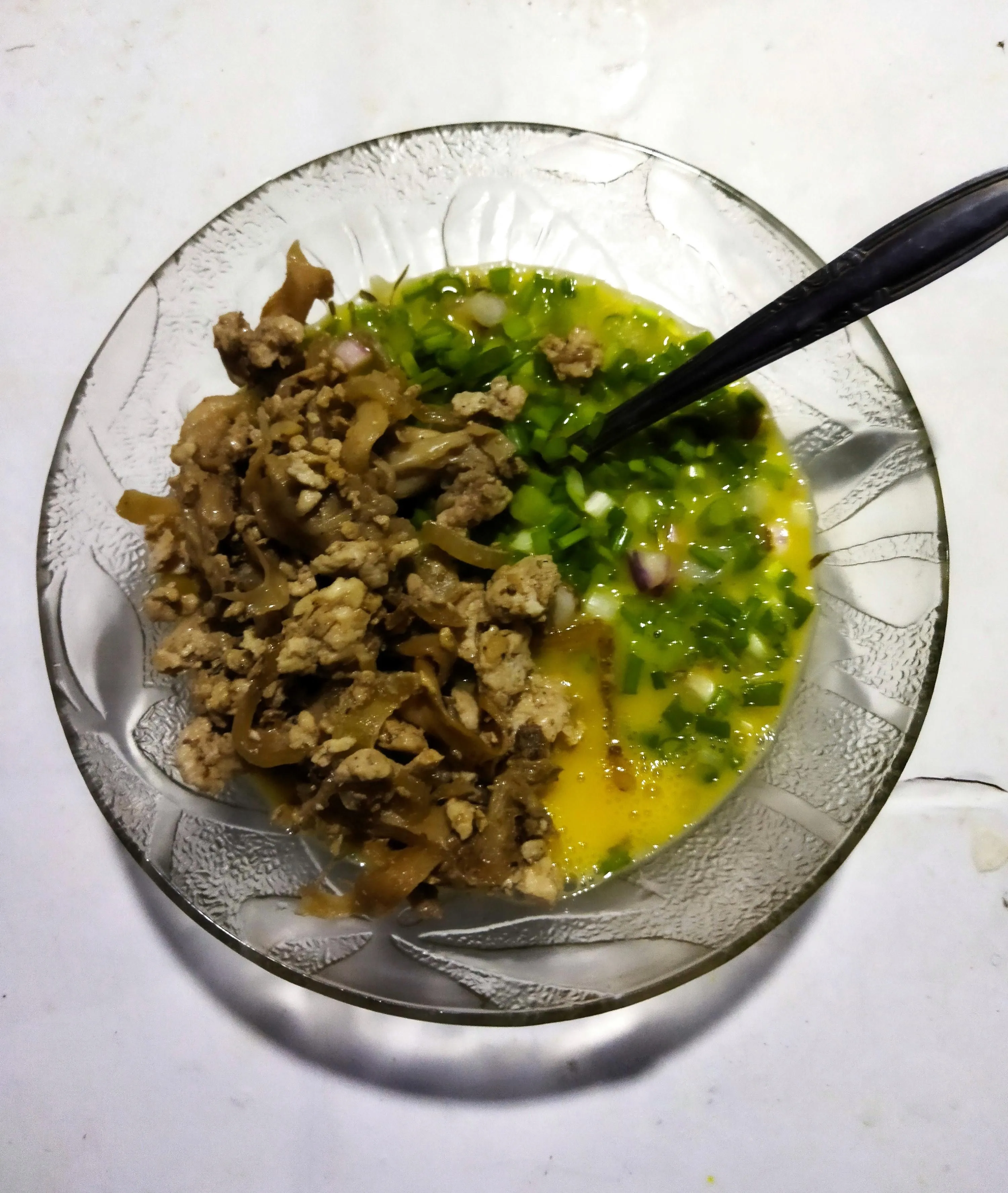 Step 4 Martabak Telur Isi Ayam Jamur