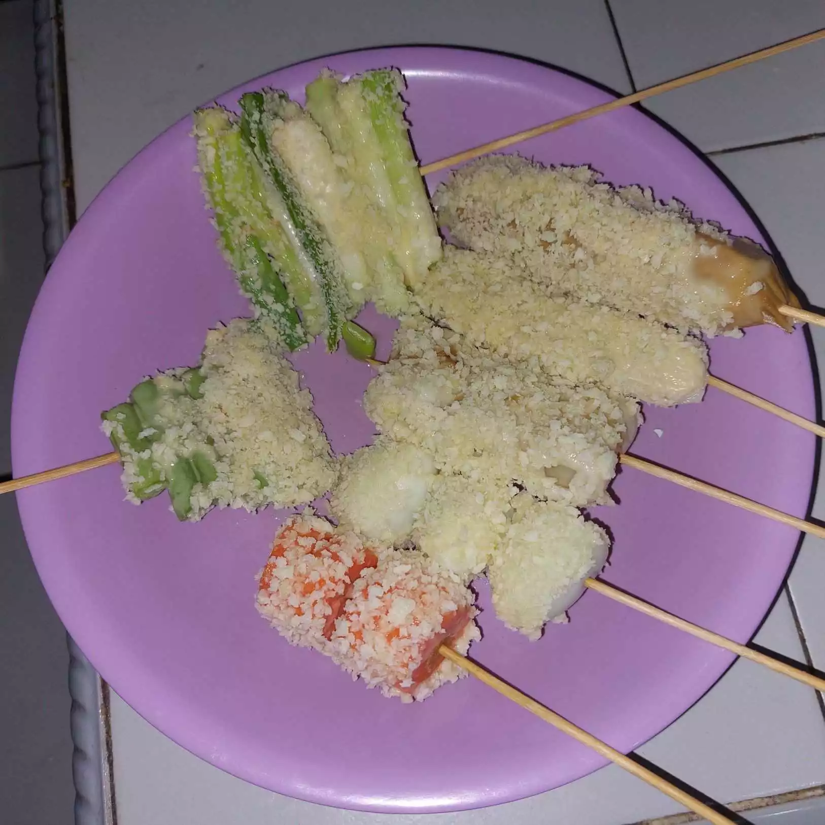 Step 6 Kushiage (Sate Tusuk ala Jepang)