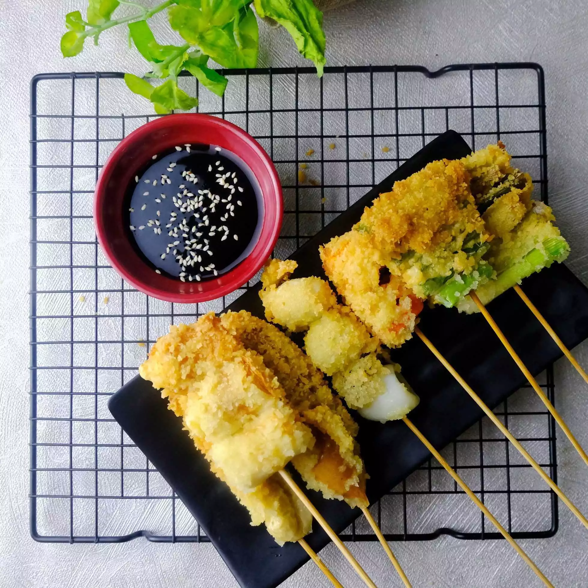 Step 10 Kushiage (Sate Tusuk ala Jepang)