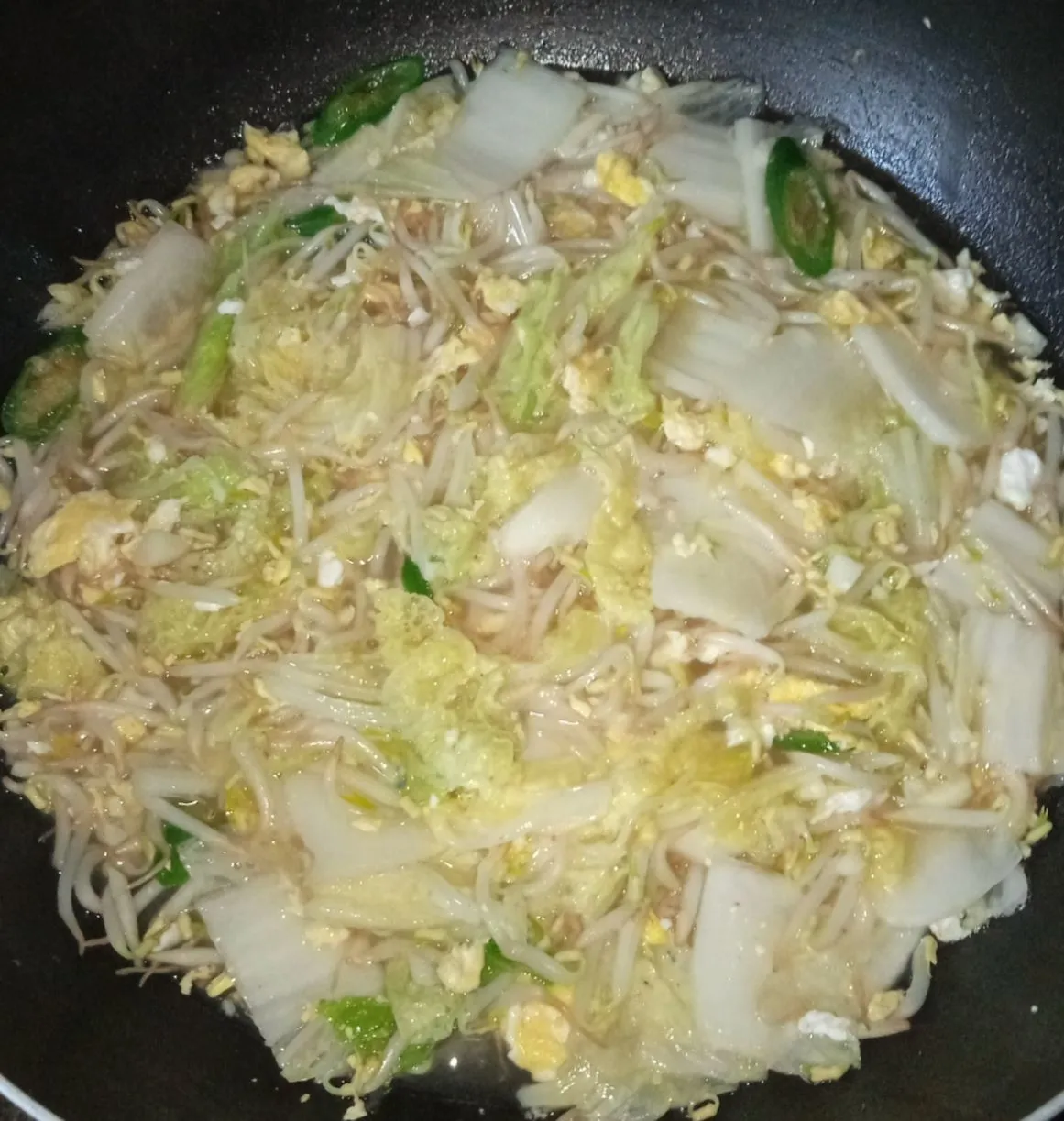 Step 7 Cah Sawi Putih Tauge