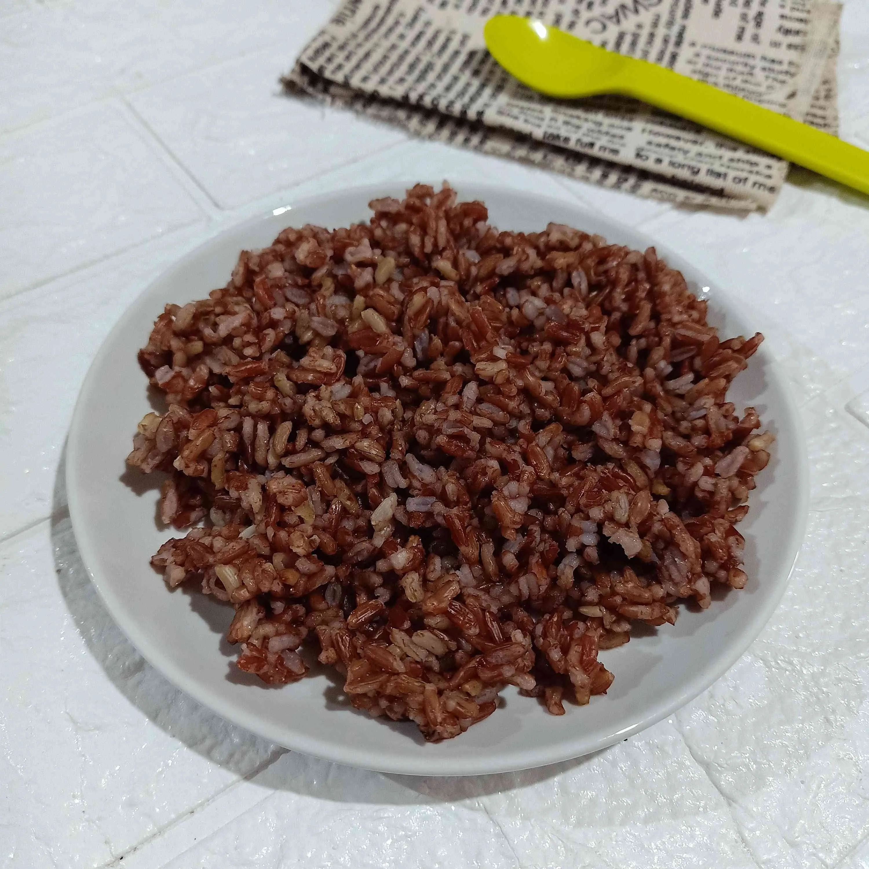 Nasi Merah Olive Oil