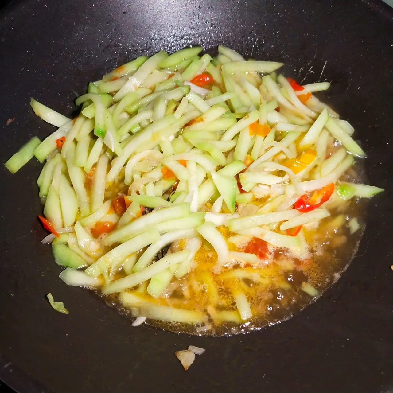 Step 4 Tumis Labu Siam