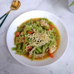 Tumis Buncis Enoki Bumbu Kari