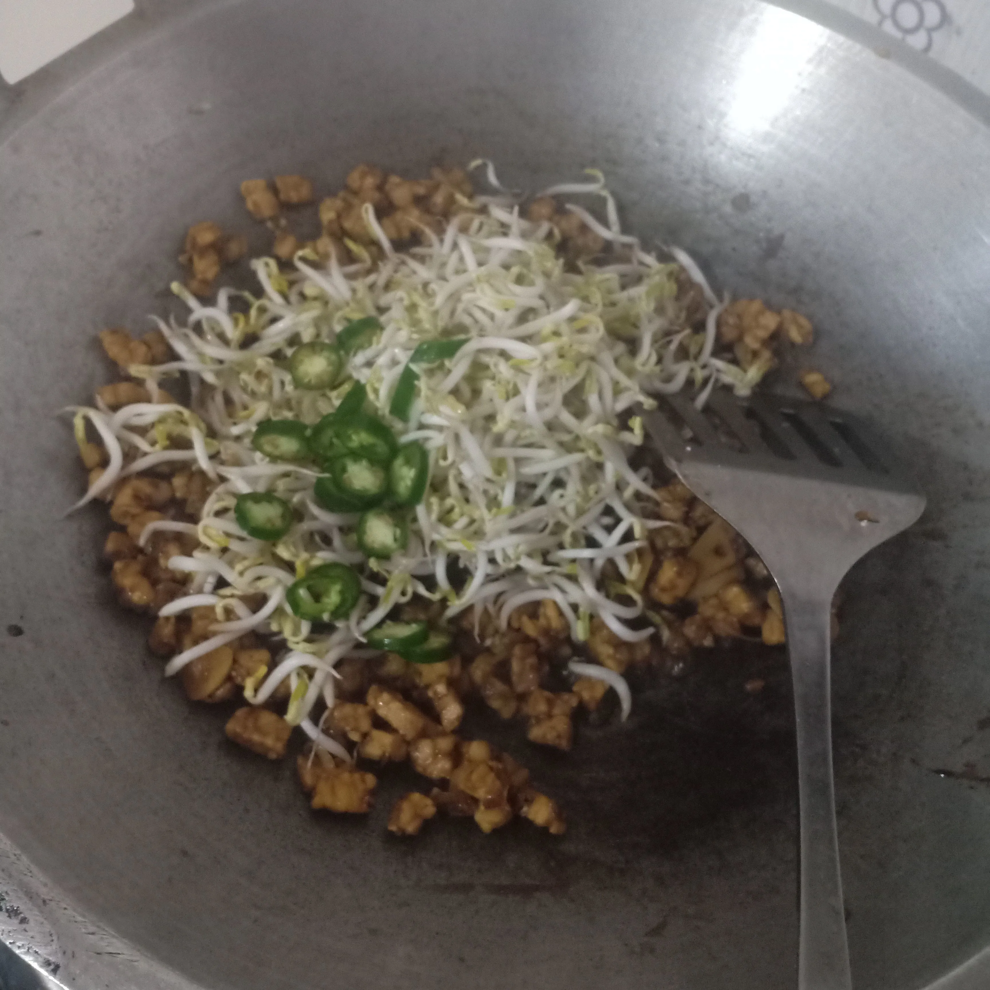 Step 4 Oseng-Oseng Tempe Kecambah