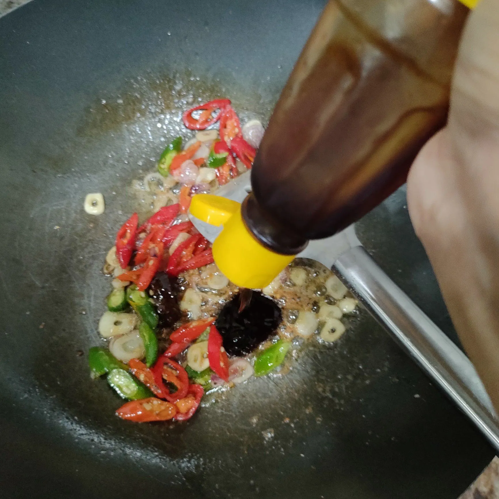 Step 5 Kangkung Saus Tiram