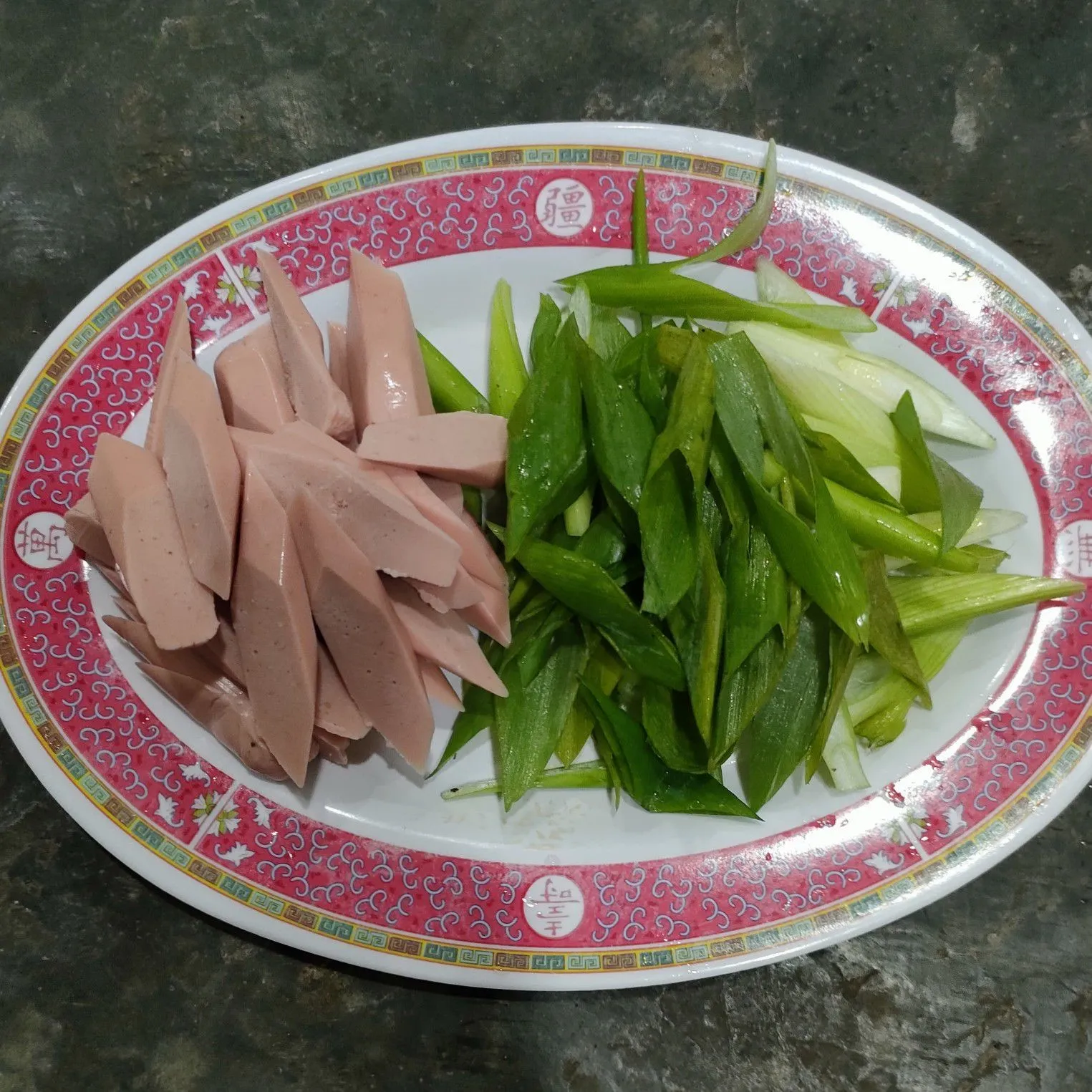 Step 2 Sosis Telur Daun Bawang