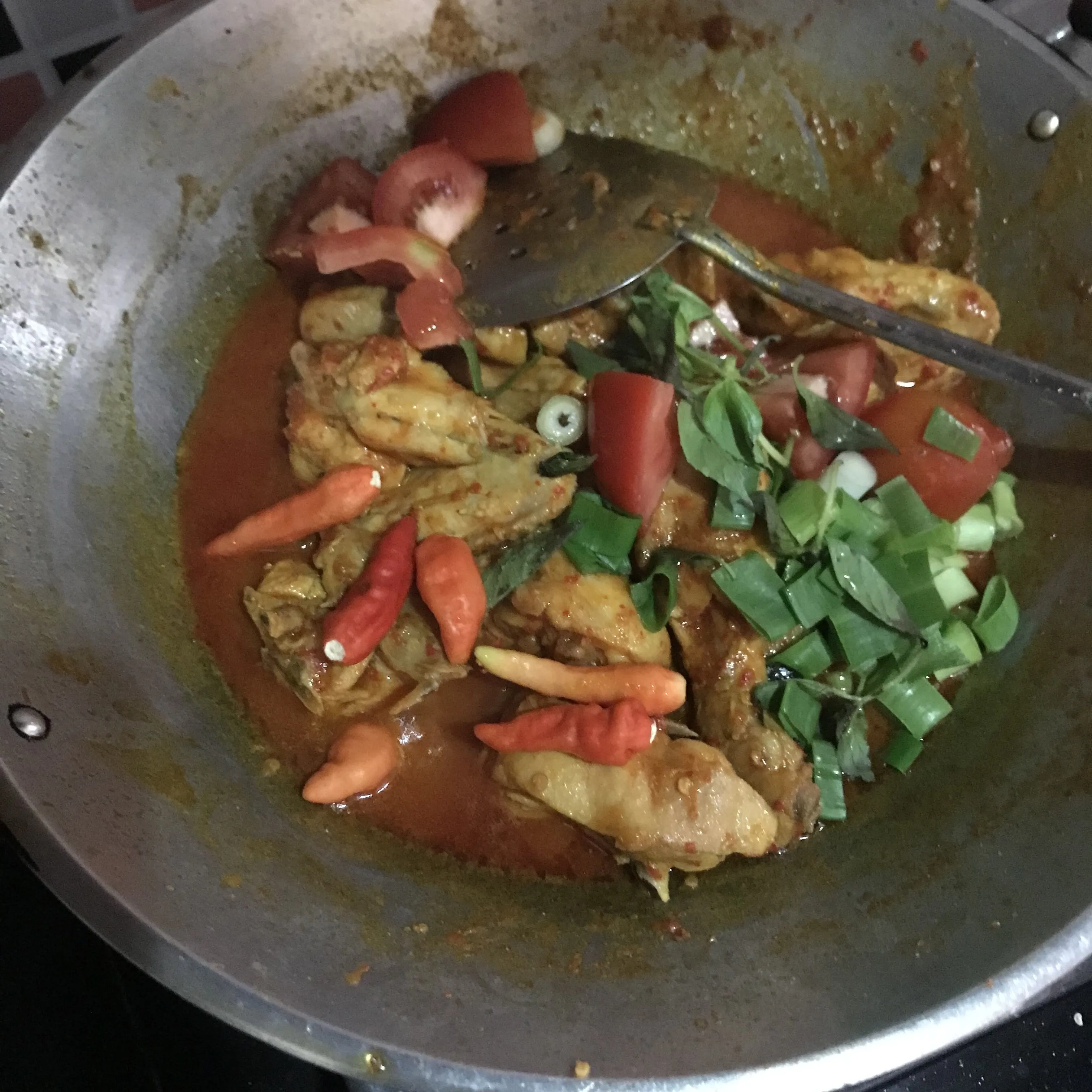 Step 5 Ayam Pedas Kemangi