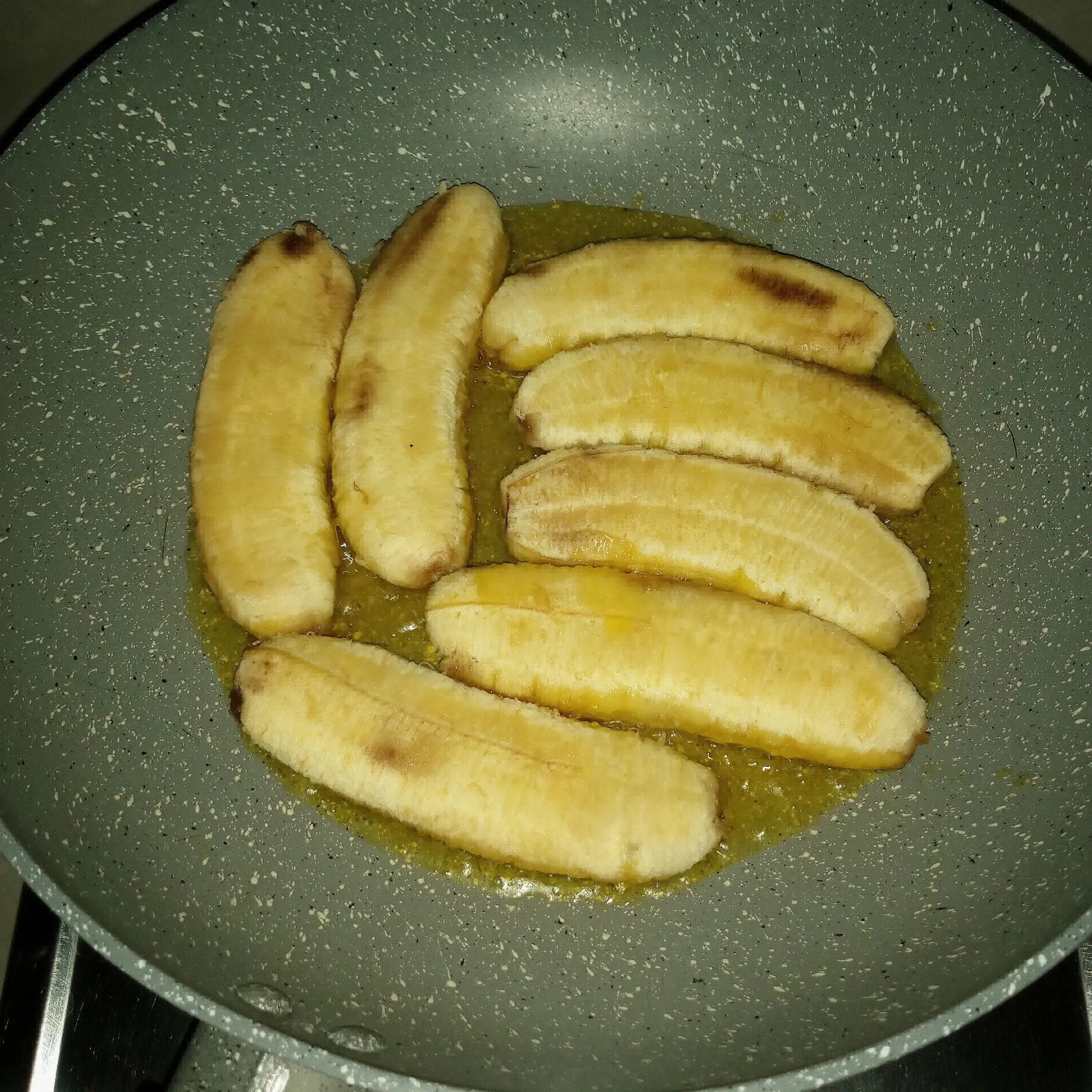 Step 3 Naked Buttery Banana Fritter