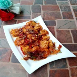 Udang Saus Pedas Asam Manis