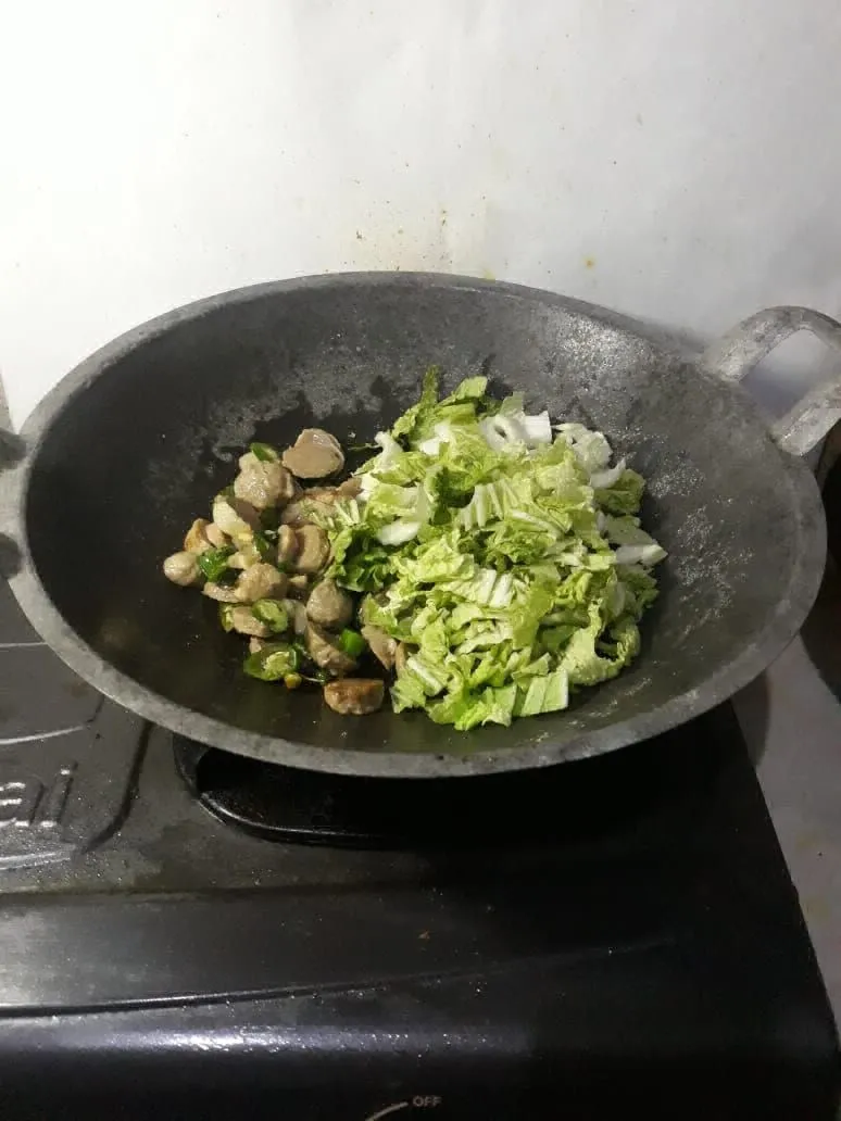Step 5 Tumis Sawi Putih