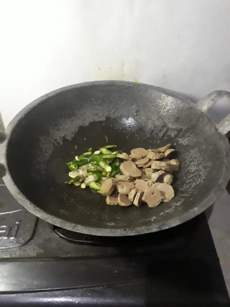 Step 4 Tumis Sawi Putih