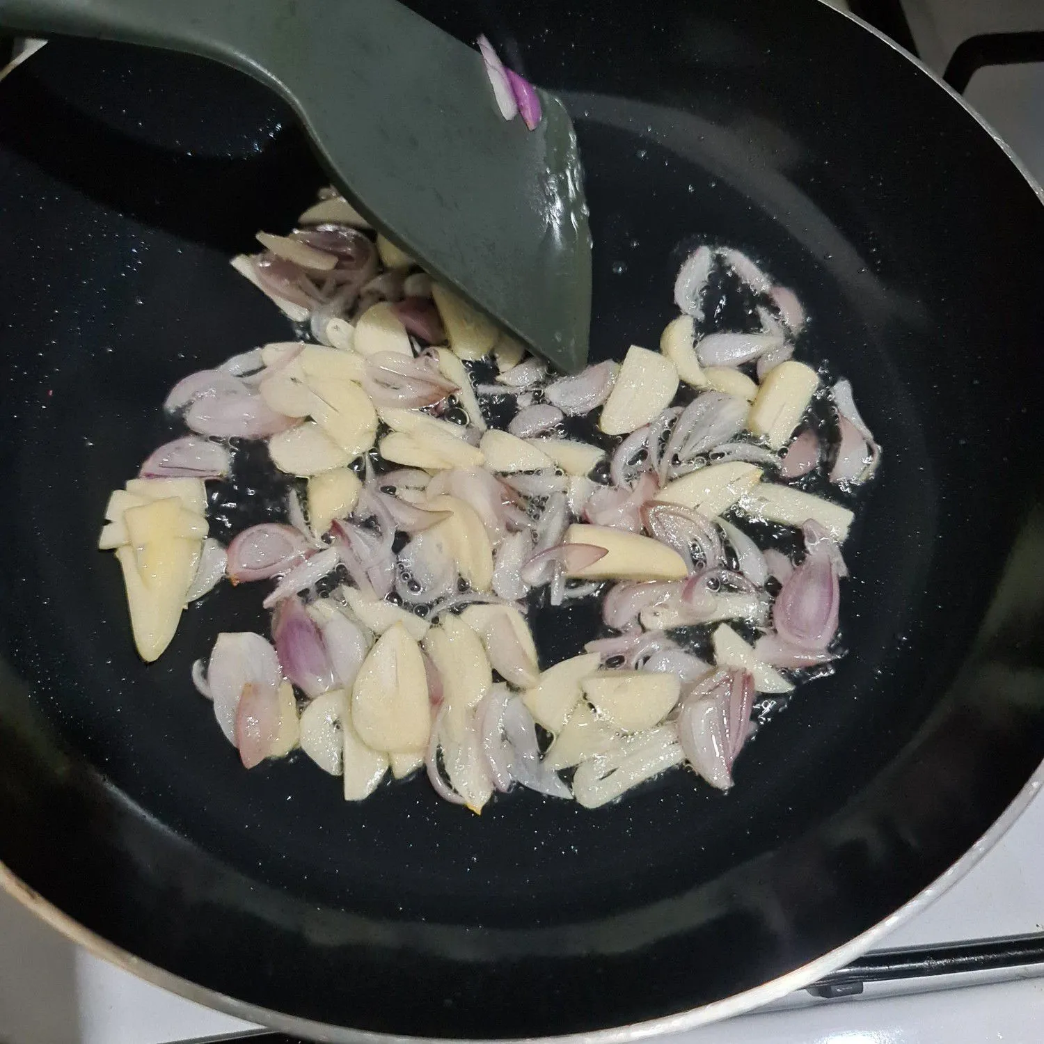 Step 3 Tumis Daun Bawang
