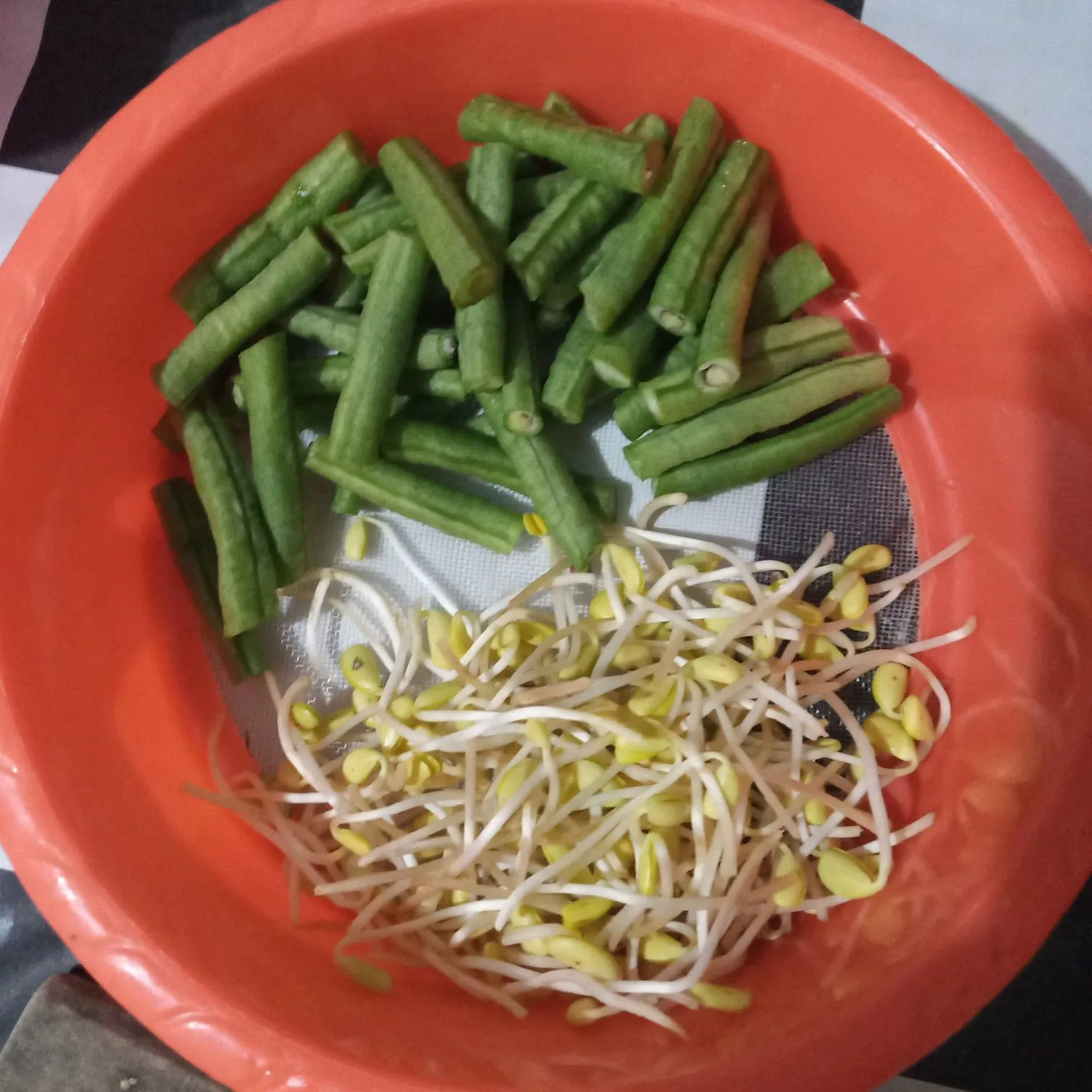 Step 1 Oseng Cedel Kacang Panjang
