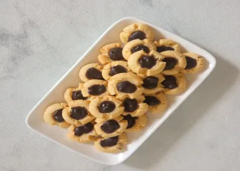 Choco Thumbprint Cookies