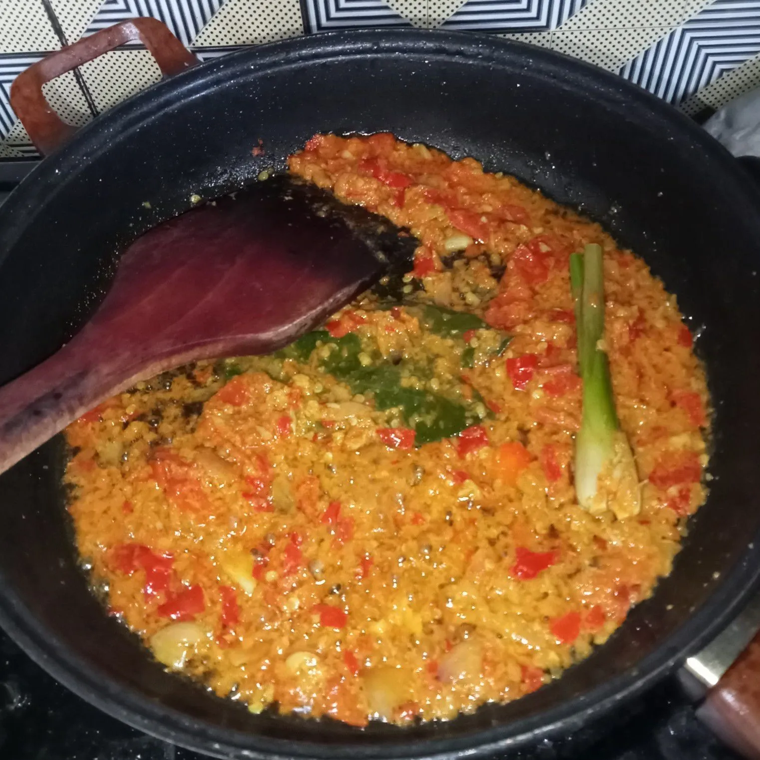 Step 3 Ayam Kampung Masak Tomat Pedas