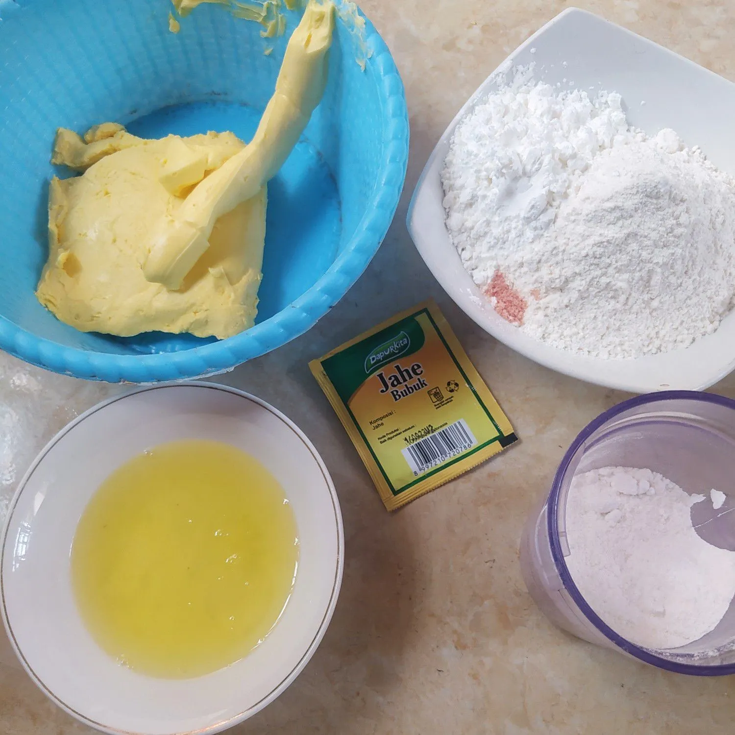 Step 1 Lidah Kucing
