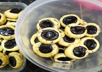 Choco Thumbprint Cookies