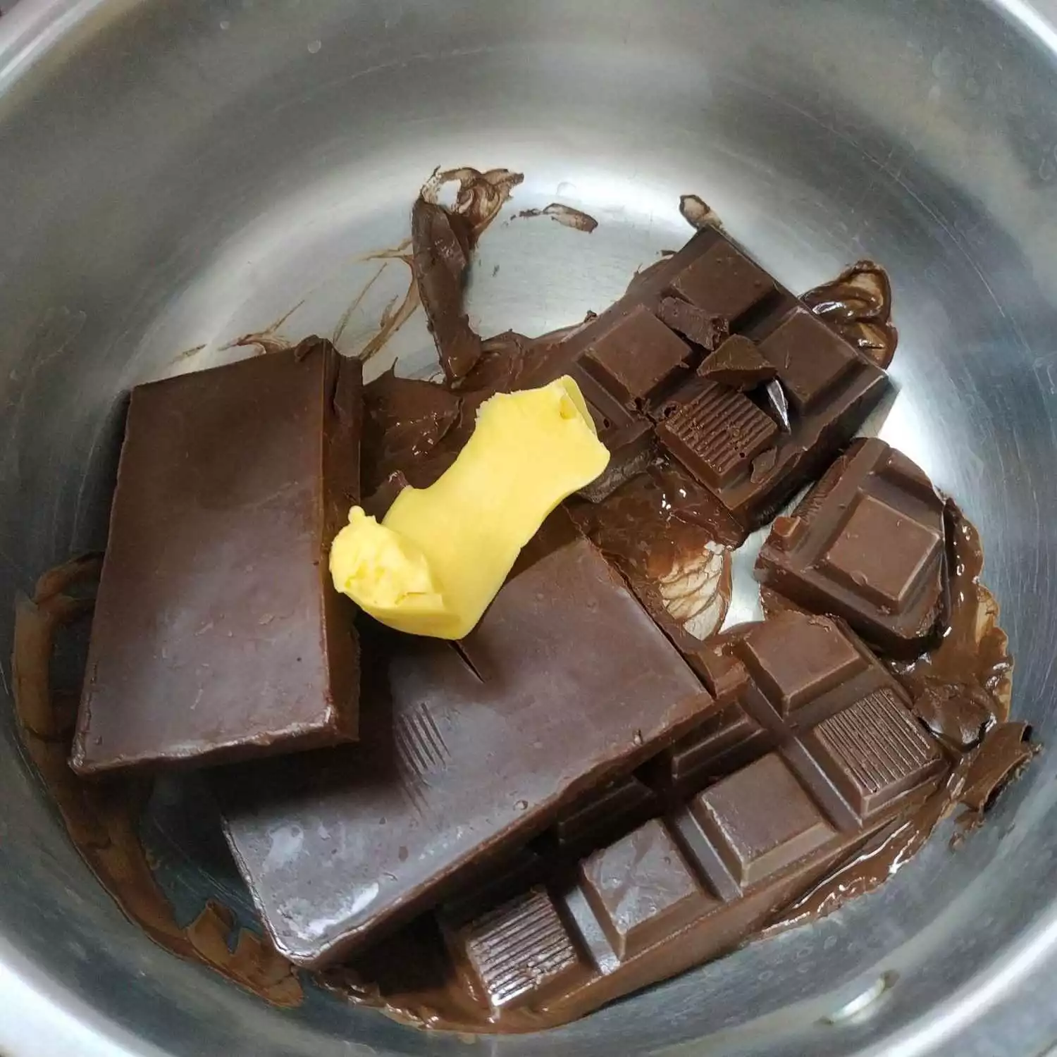 Step 3 Kacang Coklat Cup