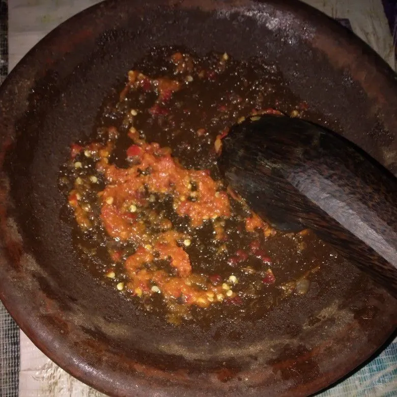 Step 4 Kacang Sembunyi Pedas Manis