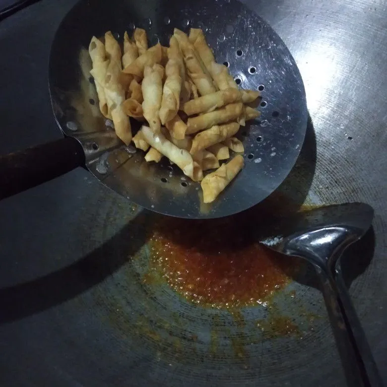 Step 6 Kacang Sembunyi Pedas Manis