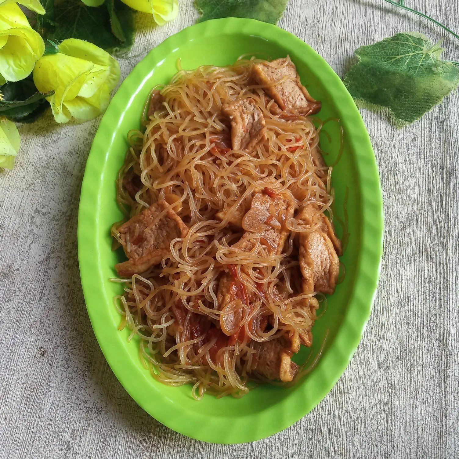Step 8 Oseng Tahu Bihun Kecap Manis