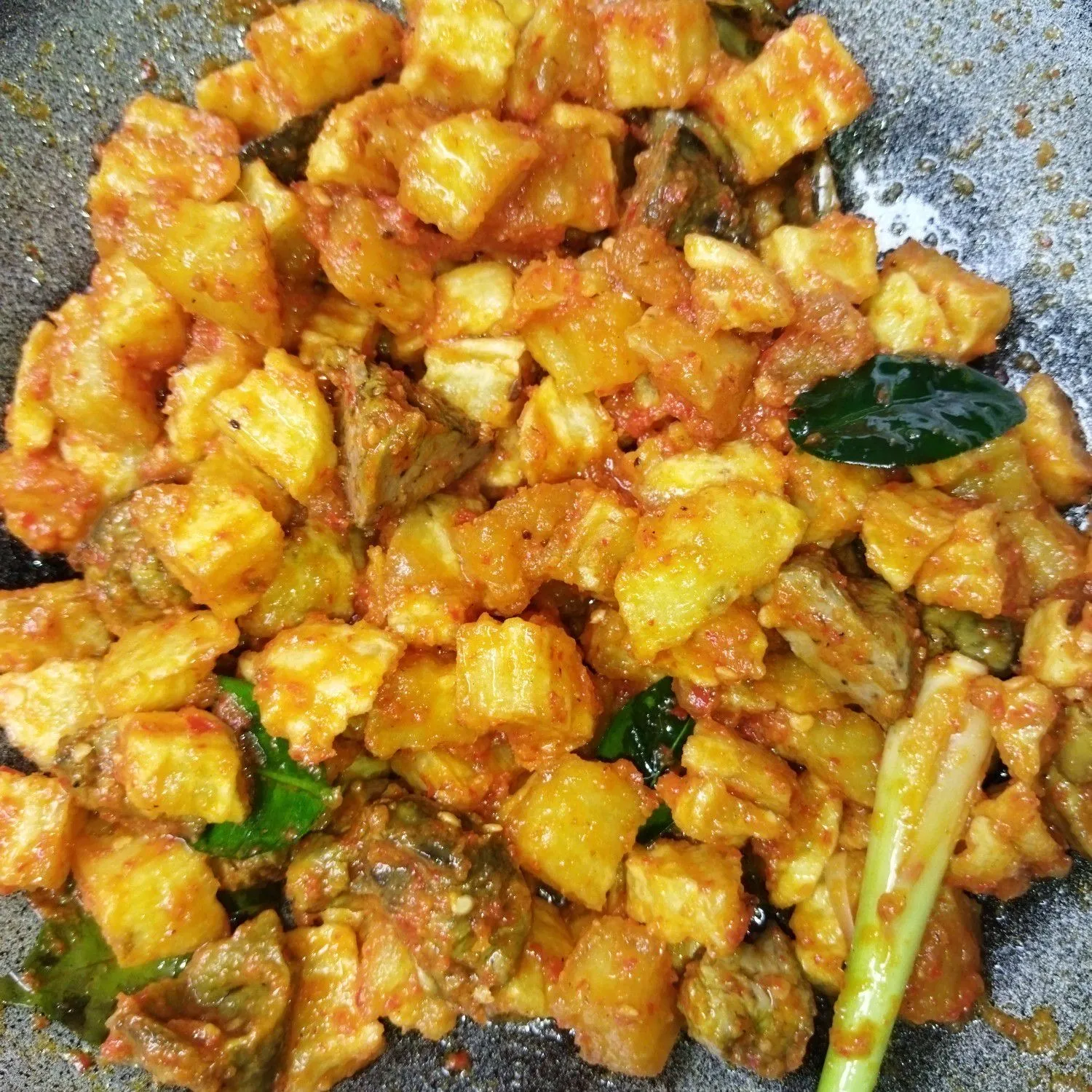 Step 8 Sambal Goreng Kentang Ati