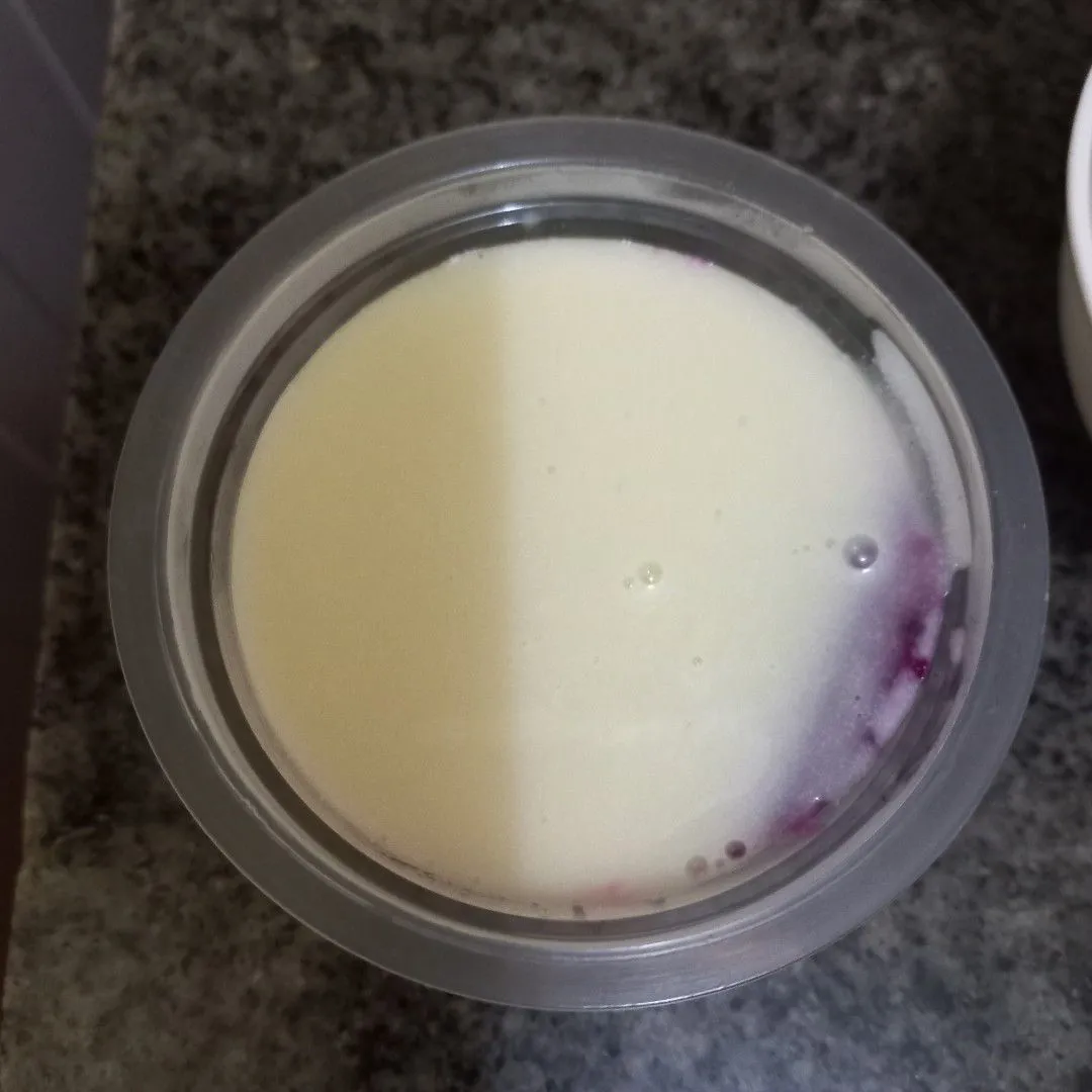 Step 6 Puding Susu Buah Naga