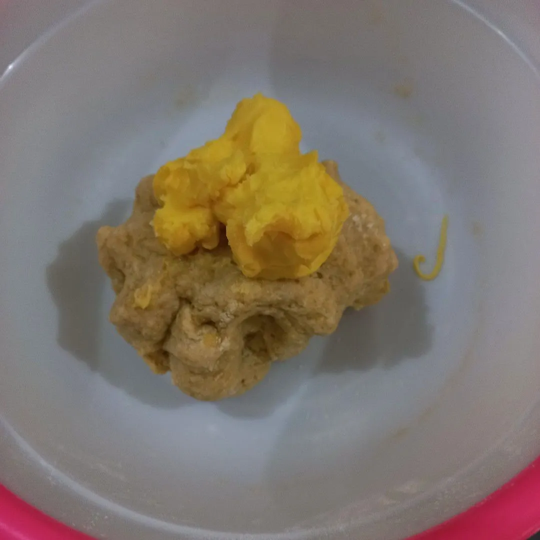 Step 1 Roti Keju Gula Aren