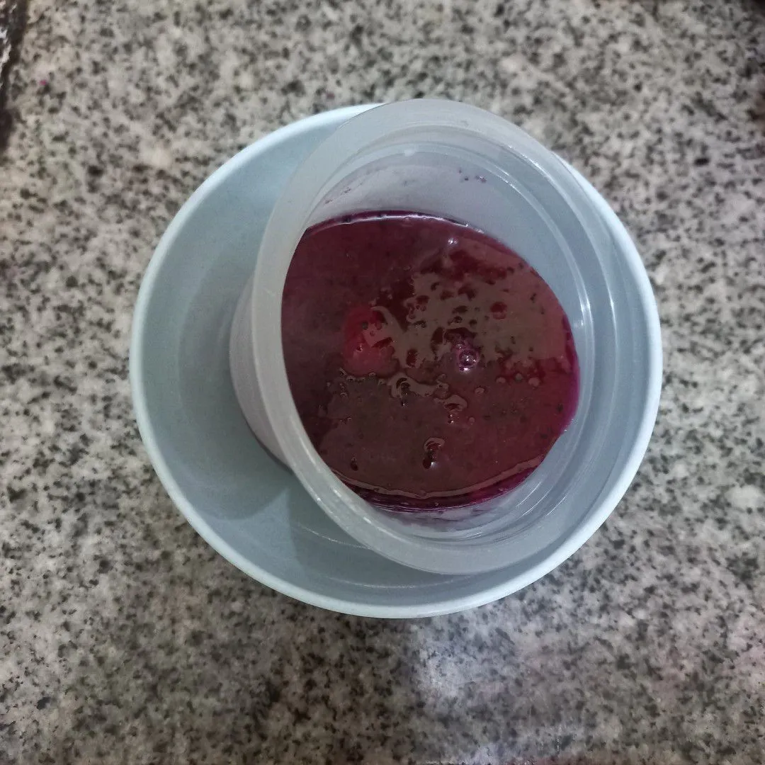 Step 4 Puding Susu Buah Naga