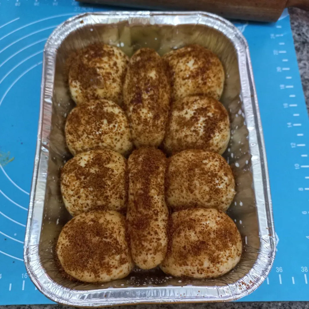 Step 7 Roti Keju Gula Aren