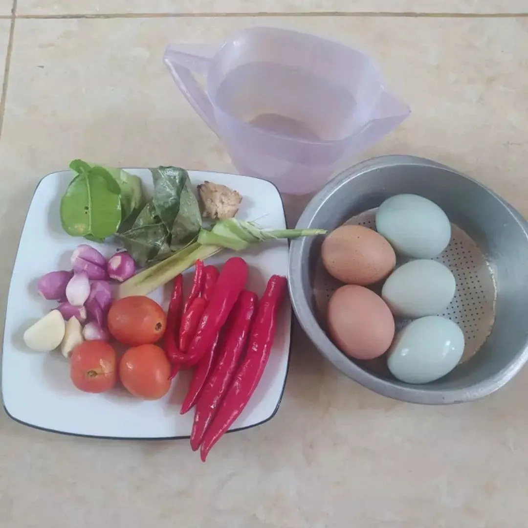 Step 1 Telur Balado