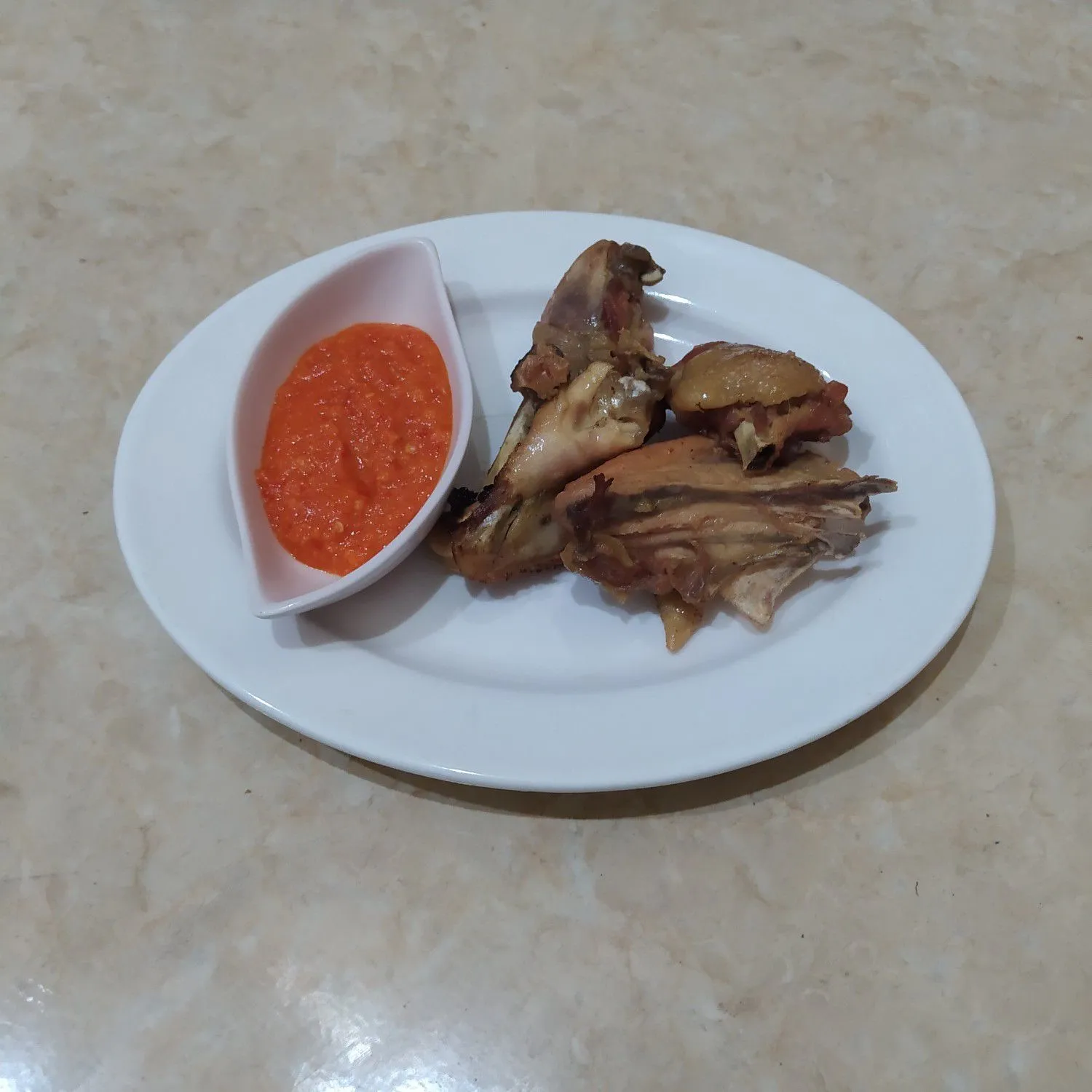 Step 7 Ayam Pop
