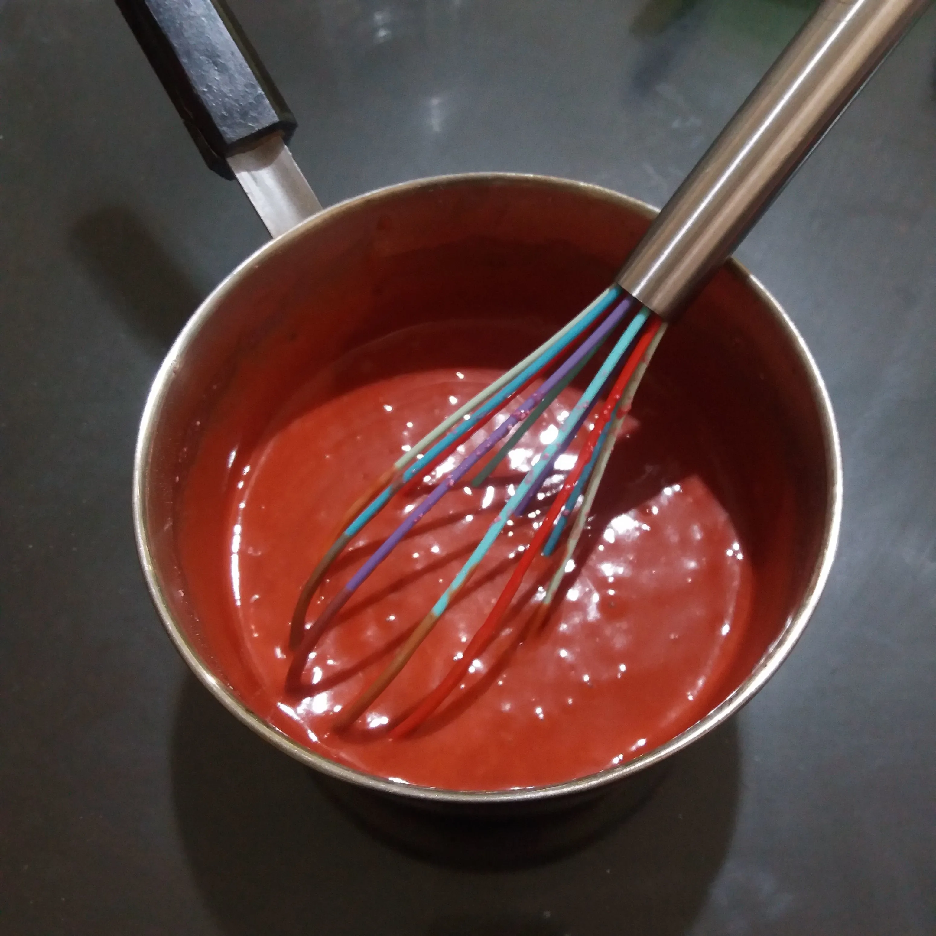 Step 4 Donat Red Velvet Panggang