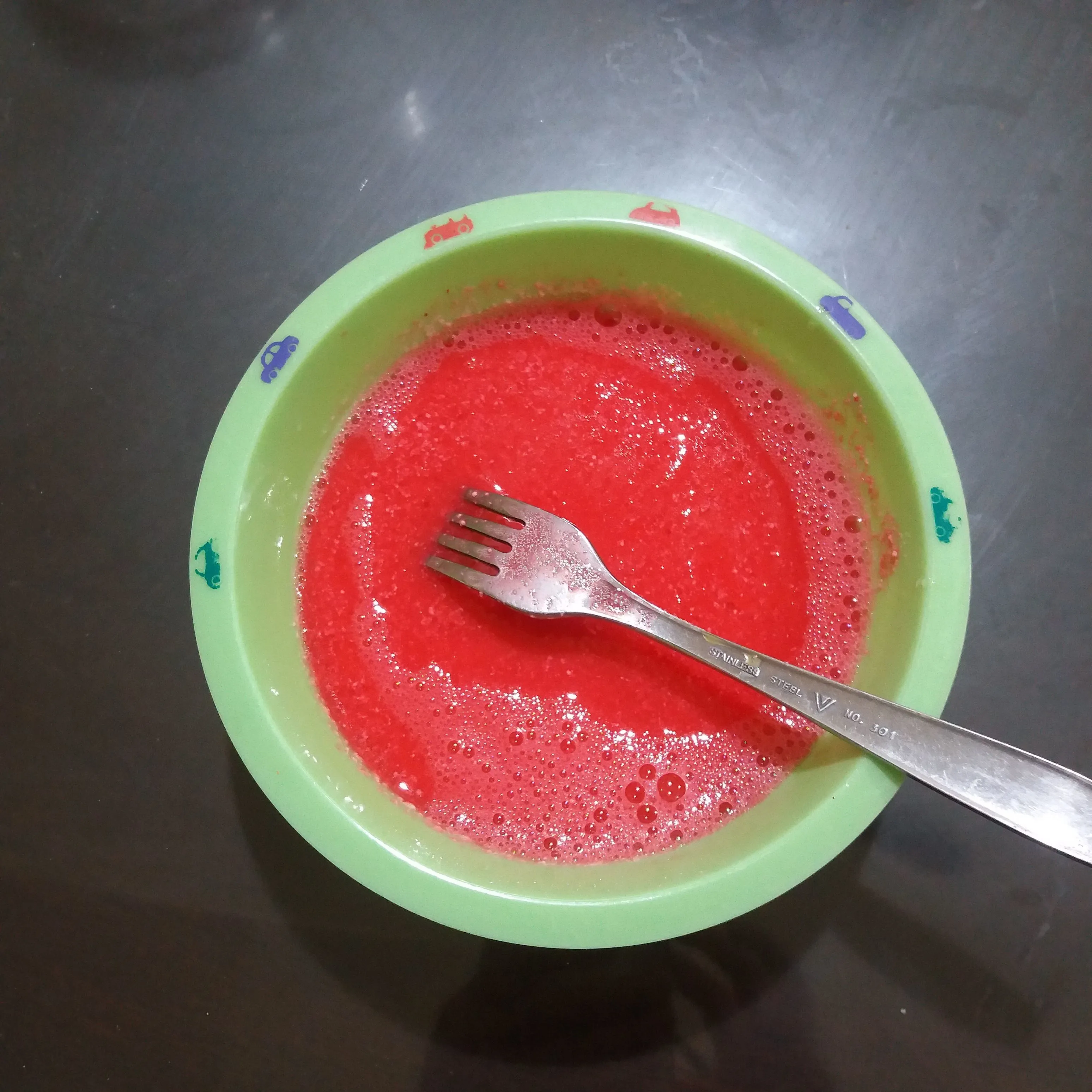 Step 3 Donat Red Velvet Panggang