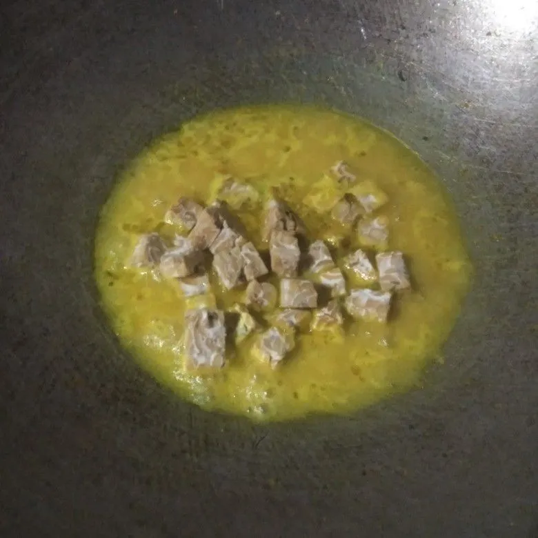 Step 4 Tempe Kuah Santan
