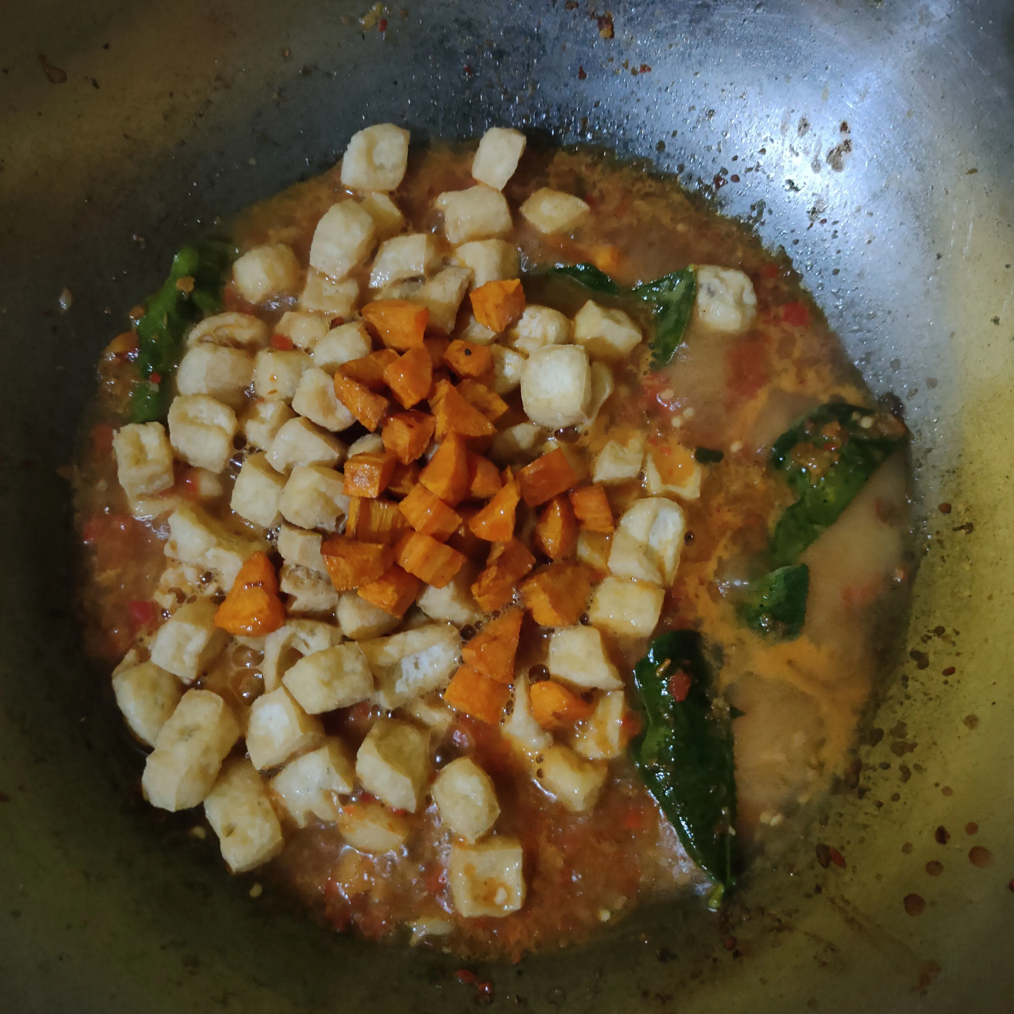 Step 5 Sambal Goreng Tahu Wortel