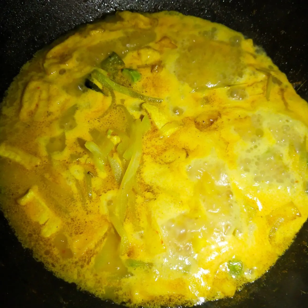 Step 5 Ketupat Sayur