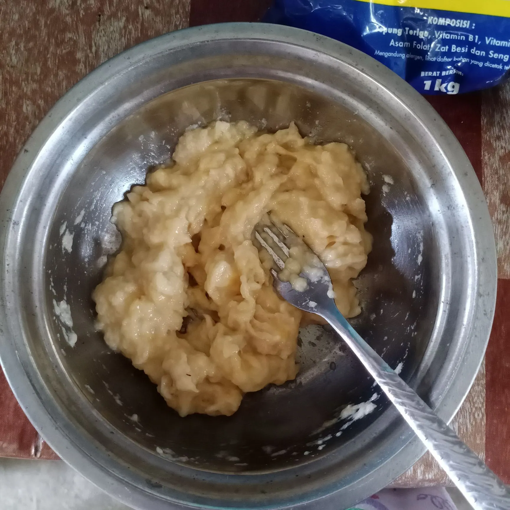 Step 1 Proll Pisang