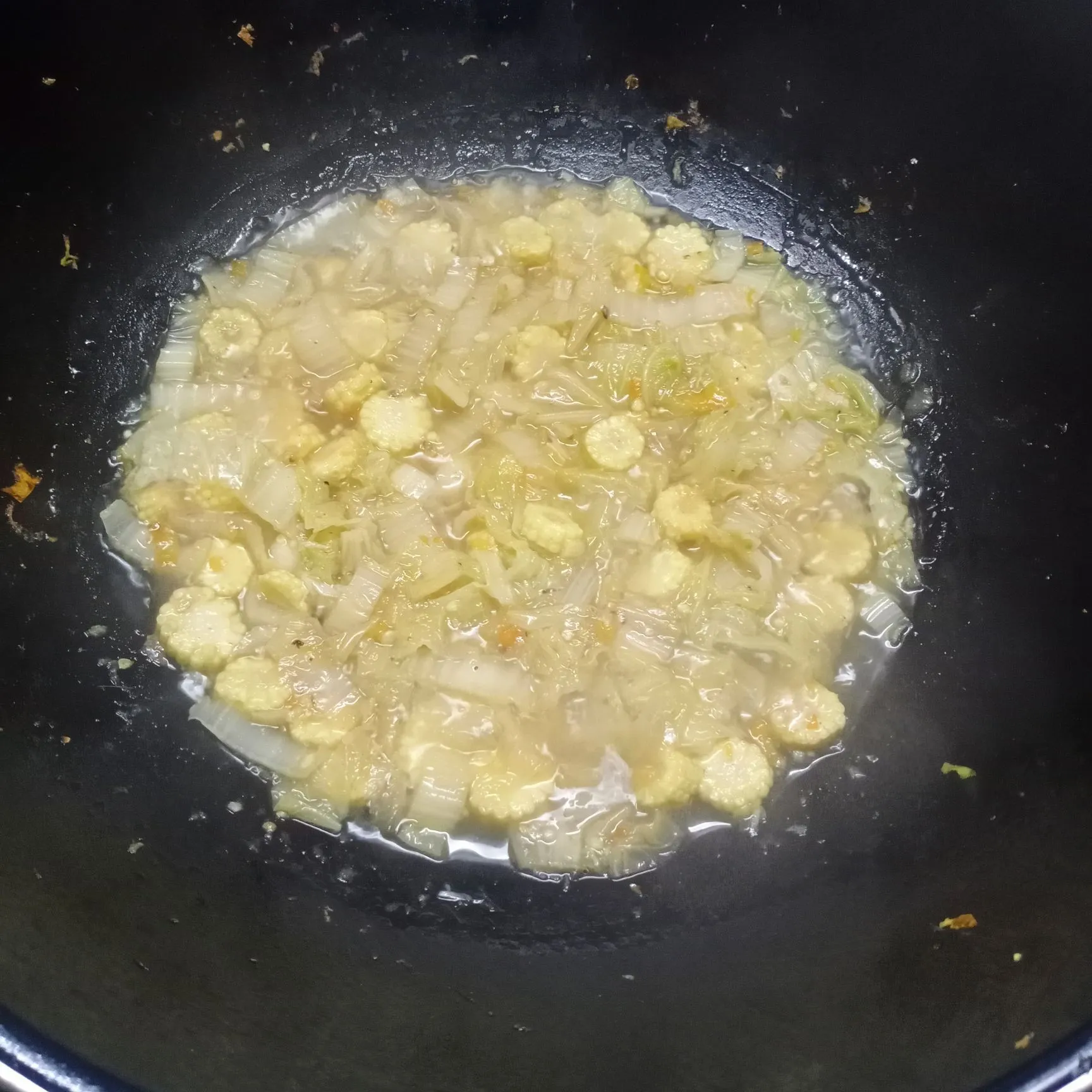 Step 6 Tumis Sawi Putih Putren