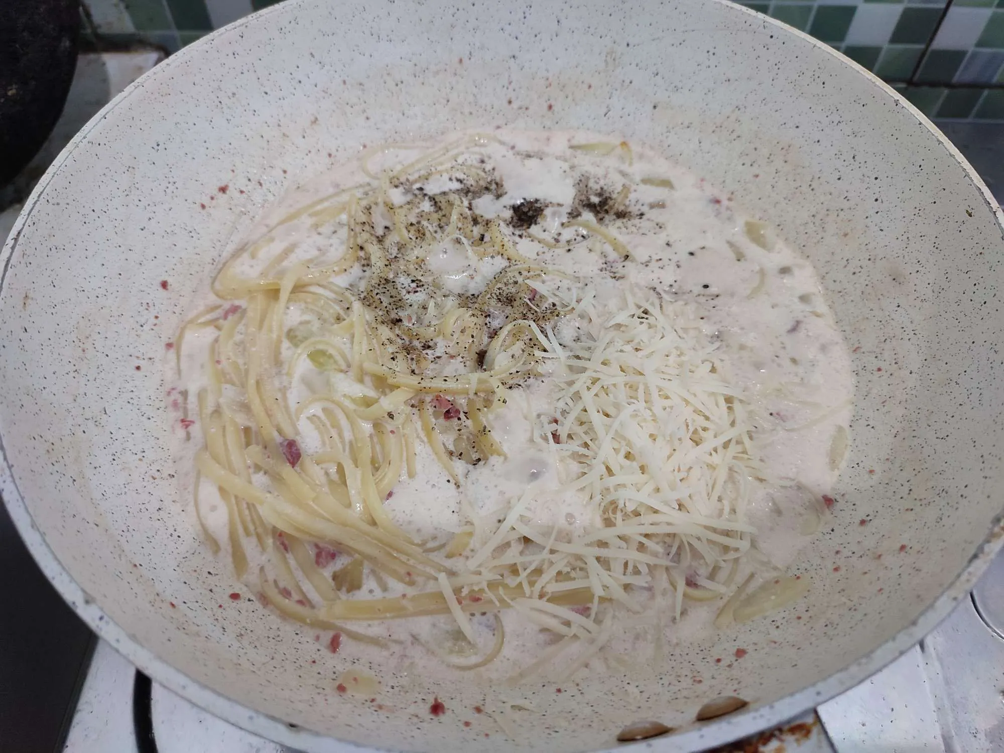 Step 6 Creamy Fettucine
