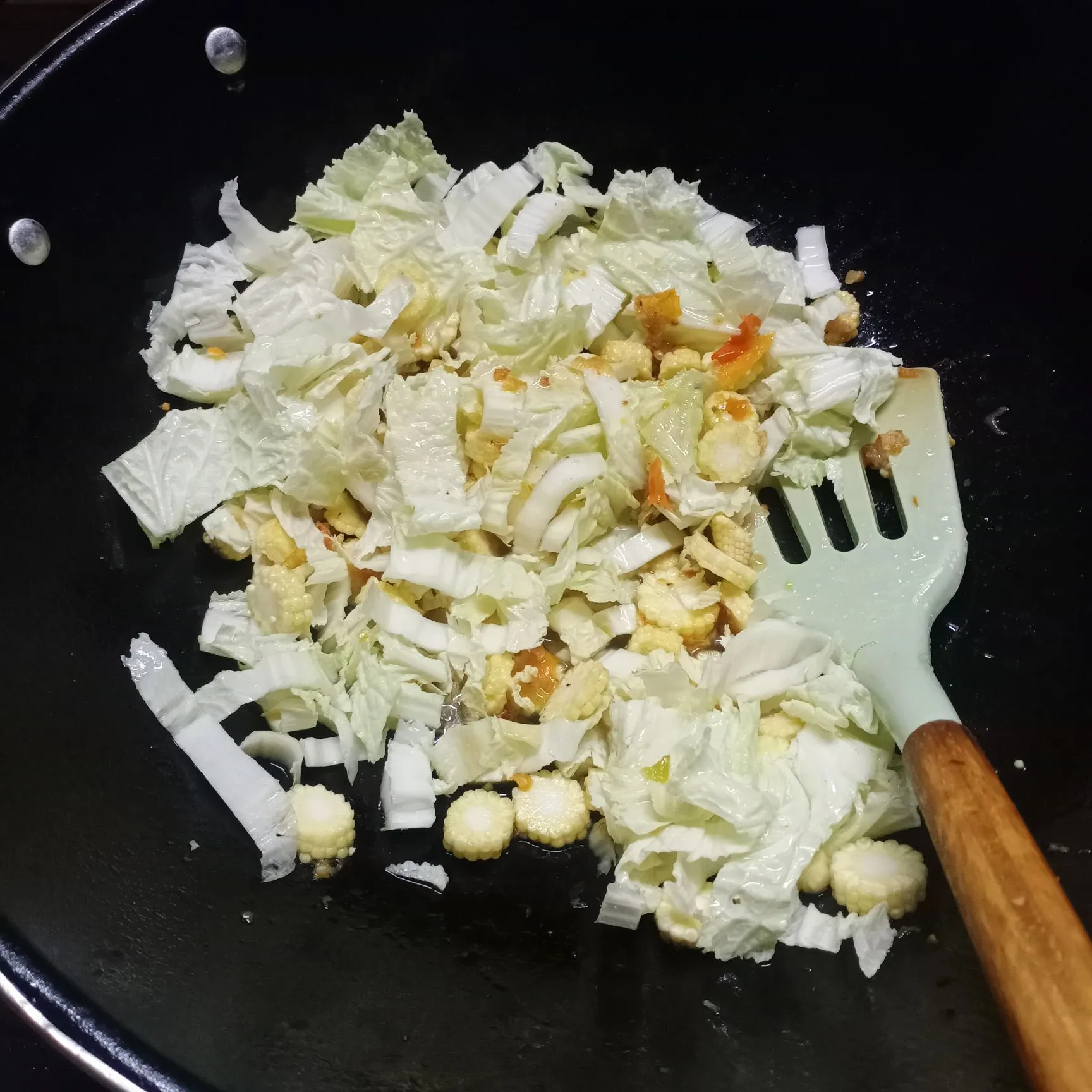 Step 4 Tumis Sawi Putih Putren