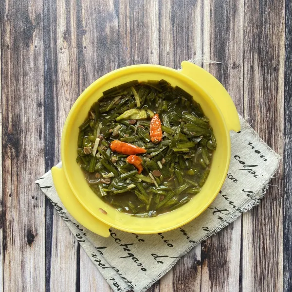 Angkat dan siap sajikan.