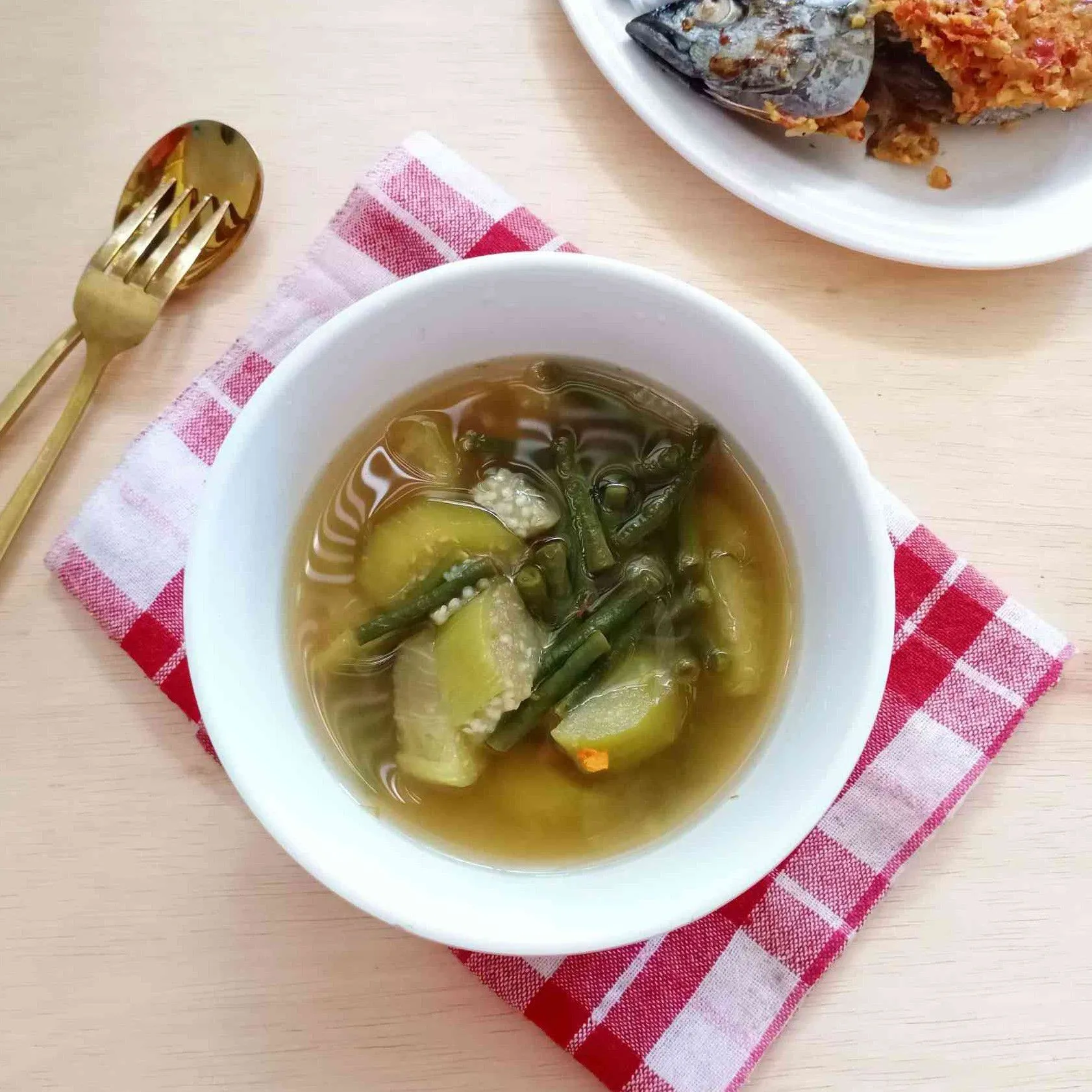 Kuah Asam Terong Kacang Panjang