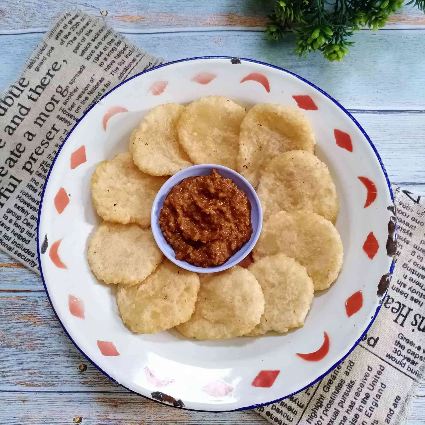 Cireng Nasi Bumbu Kacang