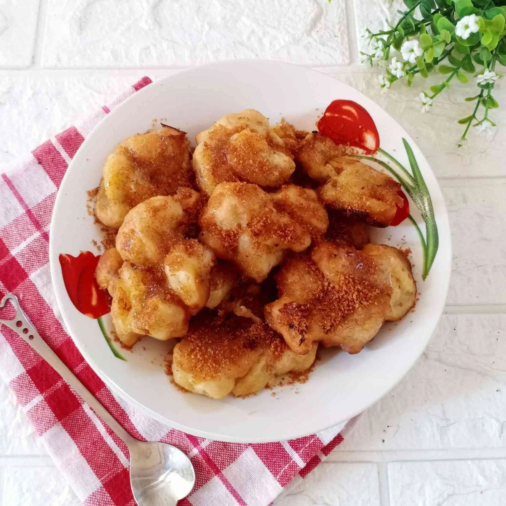 Pisang Goreng Dadu Tabur Gula Palm