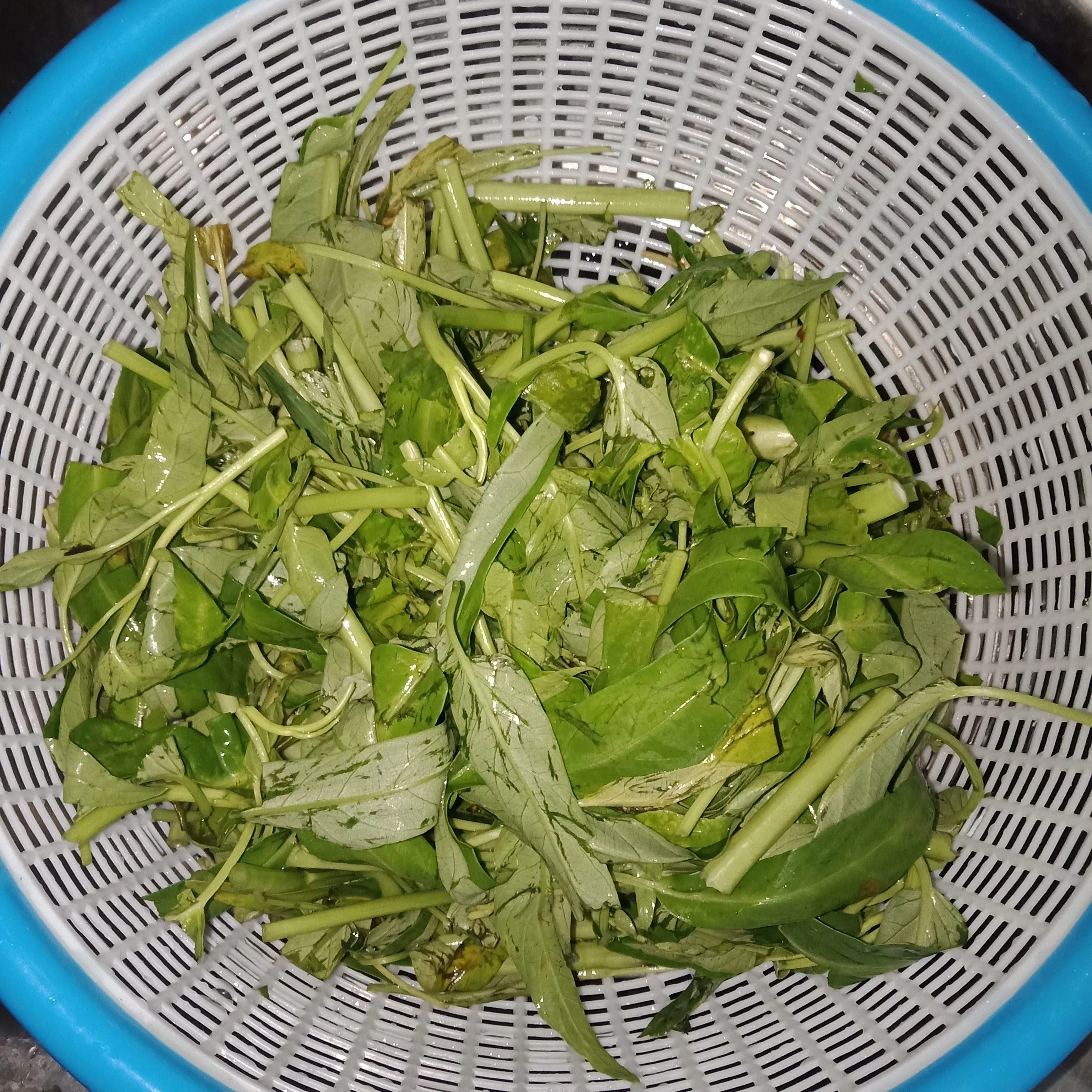 Step 1 Tumis Kangkung