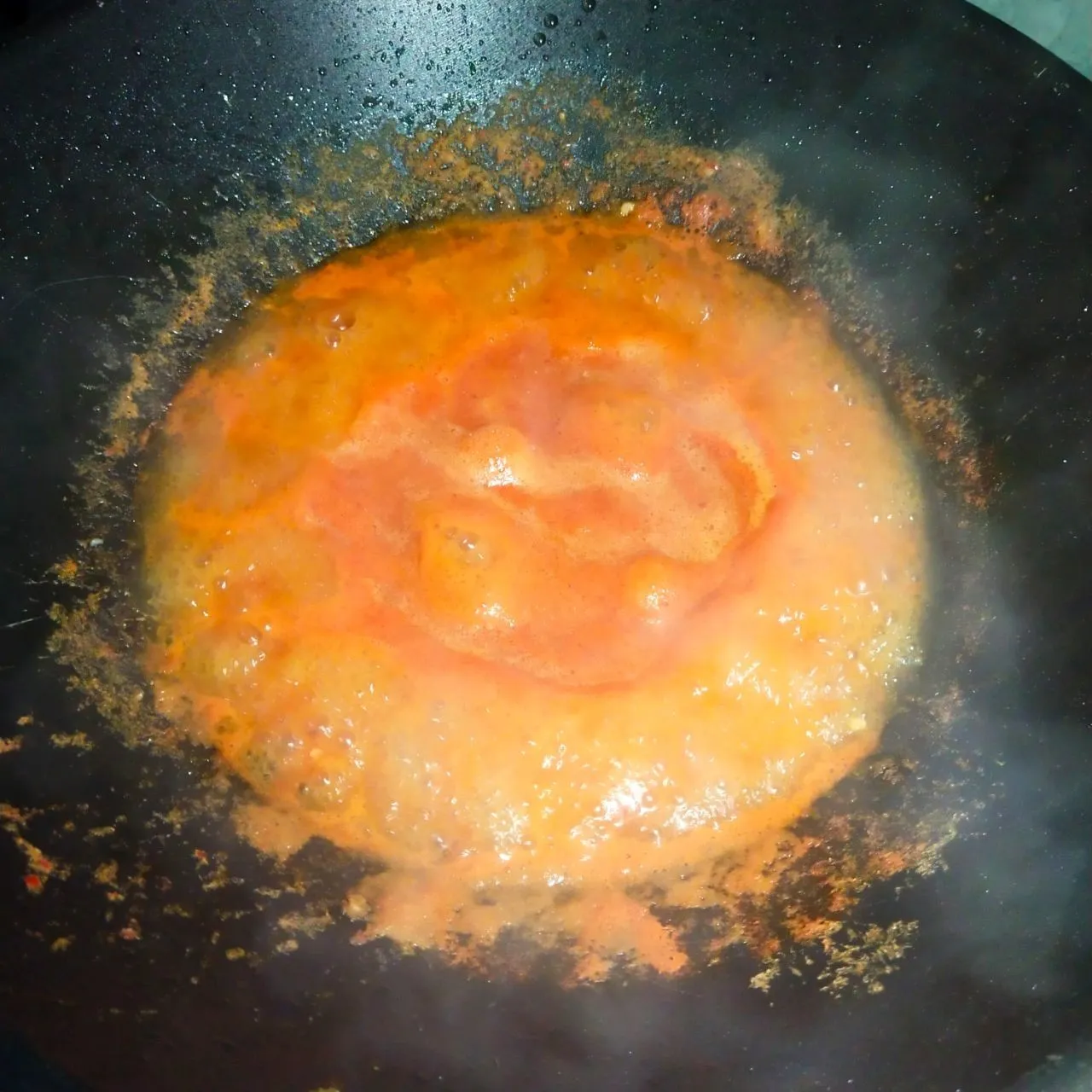 Step 2 Balado putih Telur dan Tempe
