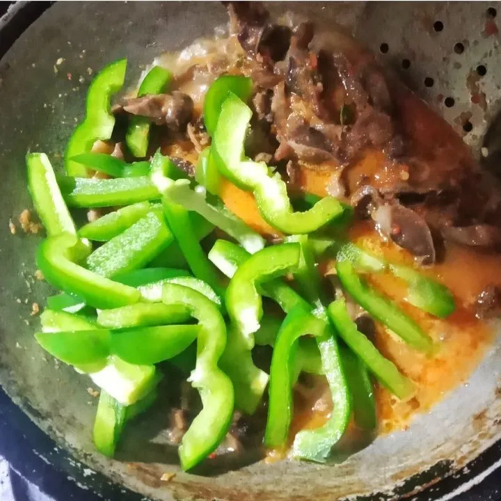 Step 4 Oseng Ampela Paprika Pedas
