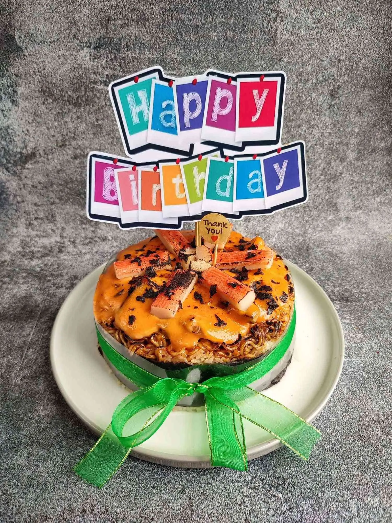 Birthday Mentai Cake Nasi Liwet
